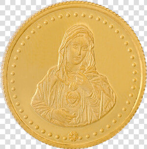 Mother Mary Gold Coin   Coin  HD Png Download