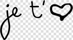 Je T Aime   Calligraphy  HD Png Download