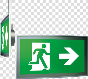 Emergency Exit Right Sign  HD Png Download
