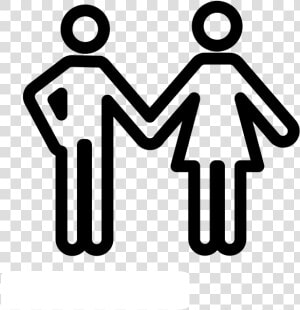 Couple Holding Hands   Man And Woman Holding Hands Icon  HD Png Download