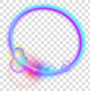  circle  oval  frame  glowing  lighteffect  ftestickers   Circle  HD Png Download