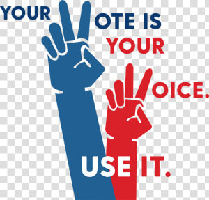 Your Vote Is Your Voice   Sign  HD Png Download