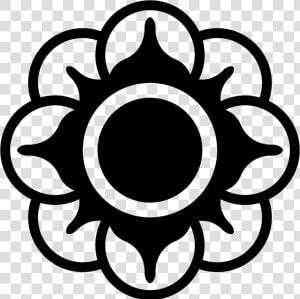 Flower With Circular Petals Variant   Vector Graphics  HD Png Download