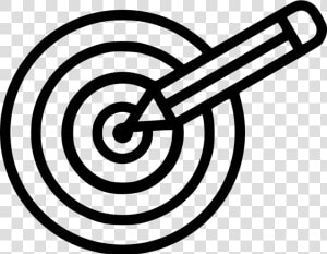 Mission Clipart Target   Goals Clipart Black And White  HD Png Download