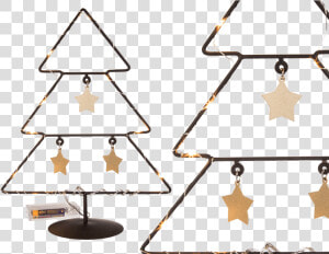 Arbol De Navidad Negro De Metal Con Estrellas Doradas   Arbol Navideño De Metal  HD Png Download