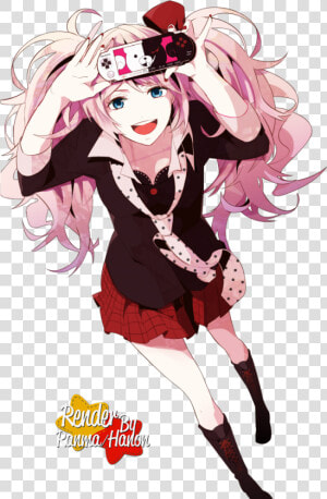 Danganronpa Junko Enoshima Art  HD Png Download