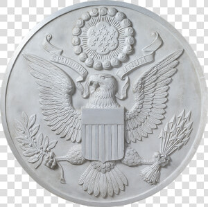 Great Seal Of The United States Aluminum Plaque  From   Coin  HD Png Download