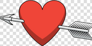 How To Move On From The Valentine S Day Break up   Heart With Arrow Png  Transparent Png