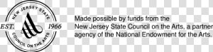 New Jersey State Council On The Arts Logo  HD Png Download