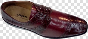 Liberty Burgundy Leather Dress Shoes   Slip on Shoe  HD Png Download