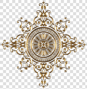 Decorative Line Png Gold Ornament Silver Transparent   Ornament Gold Cercle Png  Png Download