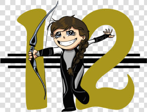 Transparent Katniss Everdeen Png   Cartoon  Png Download