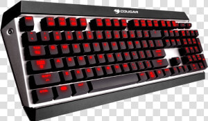 Cougar Mechanical Gaming Keyboard Attack X3 Cherry  HD Png Download