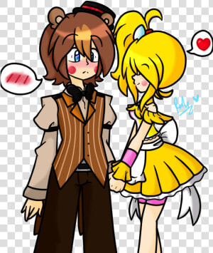 Human Toy Freddy X Toy Chica  HD Png Download