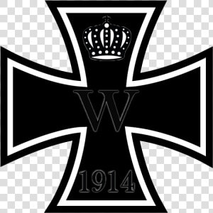 White Supremacist Tattoo Cross  HD Png Download