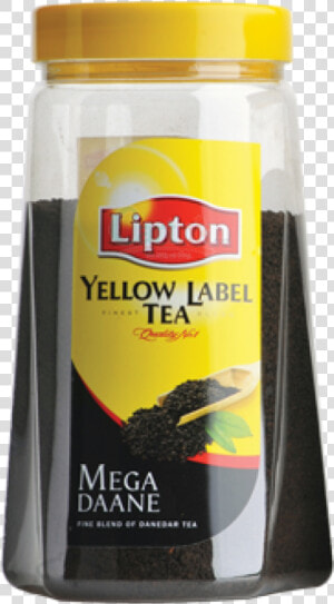 Lipton Yellow Label Black Jar 475gm   Lipton Yellow Label Black Tea  HD Png Download