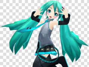 Miku Project Diva Chibi  HD Png Download