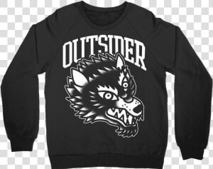 Outsider Wolf   Crew Neck  HD Png Download