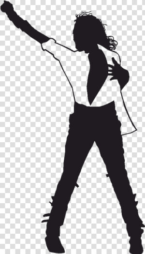 Michael Jackson S Moonwalker Bad Silhouette Art Wall   Dancing Michael Jackson Silhouette Png  Transparent Png