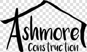 Ashmore Construction Logo   Calligraphy  HD Png Download