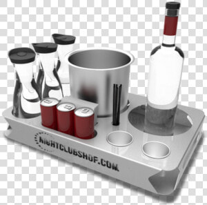 Tray  Bottle  Service  Large  Custom  Serving vip   Bottle Service Kits  HD Png Download