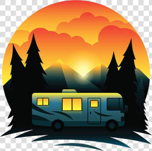 Fred And Trina S Honeymoon   Rv Clip Art  HD Png Download