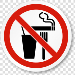 No Eating Drinking Or Smoking Sign  HD Png Download