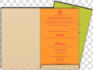 Hindu Wedding Cards   Brochure  HD Png Download