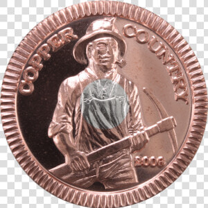 Copper Country Bi metal Bullion   Coin  HD Png Download