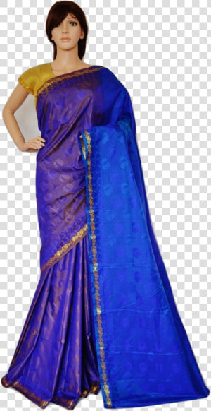 Purple  amp  Gold Colour Kanchipuram Silk Saree   Gold Purple Kanchipuram Silk Sarees  HD Png Download