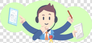 Customer Satisfaction Skills   Cartoon  HD Png Download