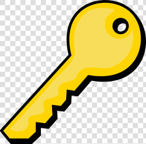 Key Free To Use Clip Art   Yellow Key Clipart  HD Png Download
