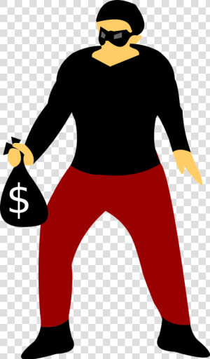 Robber Criminal Burglar   Transparent Cartoons  HD Png Download