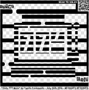 Lucky Slot Machine 777 Maze  HD Png Download