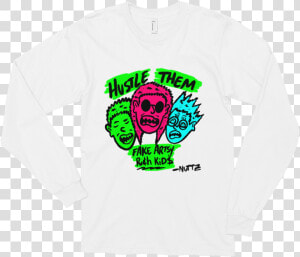 Image Of Hustle Them Rich Kids Long Sleeve   Sweatshirt  HD Png Download