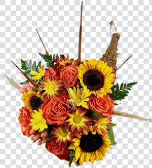 Autumn Blessings Cornucopia   Bouquet  HD Png Download