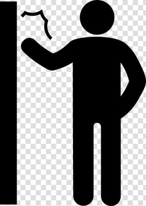 Transparent Doors Silhouette   Men To Men Communication Cartoon  HD Png Download