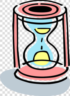 Vector Illustration Of Hourglass Or Sandglass  Sand  HD Png Download