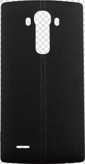 Lg G4 Genuine Black Leather Rear Battery Cover With  HD Png Download