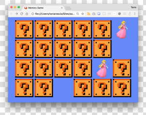 Game Memory Javascript  HD Png Download
