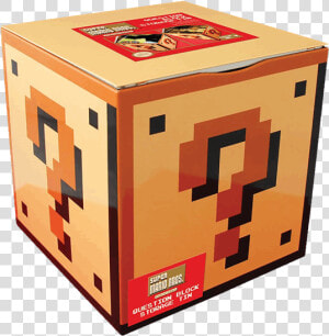 Mario Question Block Png   Nintendo Super Mario Question Block Storage Tin  Transparent Png