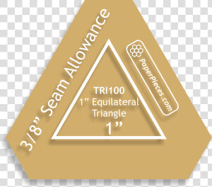 N  Acrylic Template Equilateral Triangle   Triangle  HD Png Download