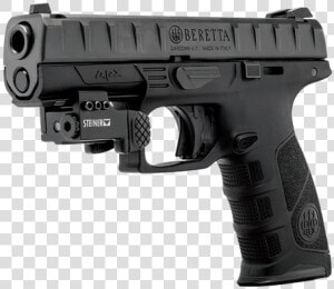 Steiner Tor Micro Pistol Lights W  Red Laser   Black Smith  amp  Wesson 22 Caliber Handgun  HD Png Download