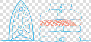 Folded Ironing Spc  HD Png Download