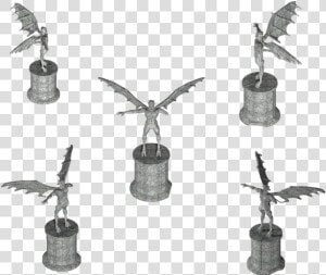 Preview   Isometric Statue  HD Png Download