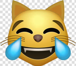 Transparent Laughter Clipart   Laughing Cat Emoji  HD Png Download