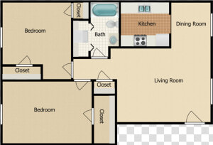 Thelee 2b1b 850 928770   Floor Plan  HD Png Download
