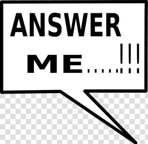Let Us Answer Clipart  HD Png Download