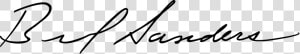 Sanders In Cursive  HD Png Download
