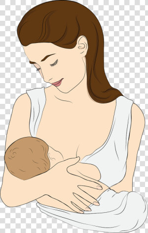 Breast Feeding Mother Animated  HD Png Download